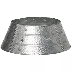 Fabricante de Confianza, Fabricante al por Mayor del Faldón de Árbol de Navidad Metálico de Color Gris Más Vendido para Decoración Navideña con Tamaños Personalizados - Product Image 1