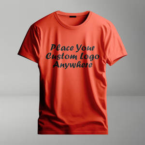 2025 moda para hombre Camiseta de gran tamaño con hombros caídos hecha de 100 por ciento de algodón diseño de cuello redondo para impresión personalizada - Product Image 5