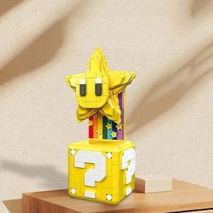 Pour <span class=keywords><strong>Lego</strong></span> MOC pour <span class=keywords><strong>Super</strong></span> <span class=keywords><strong>Mario</strong></span> <span class=keywords><strong>Super</strong></span> Etoile, ensemble de blocs DIY en plastique ABS, jouet éducatif électronique pour enfants - Product Image 2