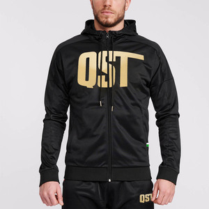 เสื้อฮู้ดแบบสวมหัวสำหรับผู้ชายโอเวอร์ไซส์เสื้อฮู้ดดี้แบบสวมหัวไหล่ตกผ้าคอตตอนน้ำหนักมากผสมพิมพ์ลายพัฟ - Product Image 1