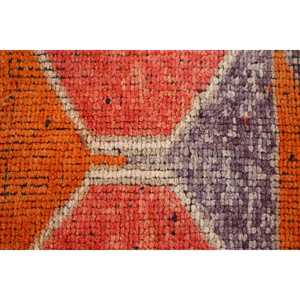3.2x10.6 ft Turkish Rug, Vintage <b>Runner</b> Rug, <b>Red</b> Orange Plants & trees Rug - Product Image 5