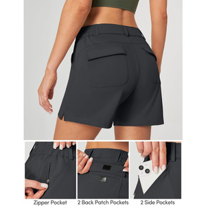 Pantalones cortos de golf con logotipo personalizado para mujer, tela elástica transpirable, diseño OEM, ideal para regalos de marca deportiva y pedidos a granel - Product Image 6