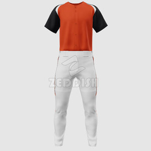 Nueva moda 2025 Uniforme de béisbol para hombres Conjunto transpirable Ropa de equipo de bajo precio - Product Image 3