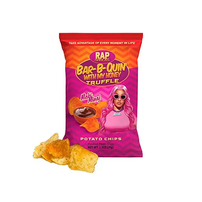 Benim bal Truffle cips ile Rap Snacks Bar-B-Quin'