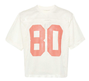 เสื้อเจอร์ซีย์แนวกีฬาย้อนยุคสำหรับผู้ชายเสื้อรักบี้ระบายอากาศทรงหลวมทำจากตาข่ายโพลีเอสเตอร์100 - Product Image 4