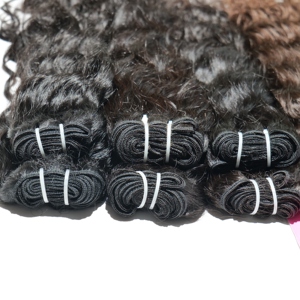 100% non traité cuticule aligné noir couleur naturelle doux indien femmes Extensions de cheveux Grade 10A dentelle gros paquet - Product Image 2