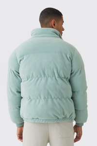 Nouvelle arrivée, veste matelassée à col cheminée en polaire, coupe-vent, chaude, d'hiver, de haute qualité, pour homme, avec poches - Product Image 2