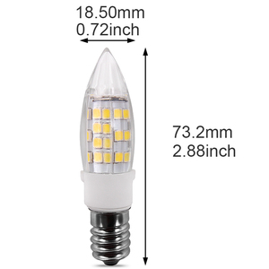 หลอดไฟ LED หรี่แสงได้ E12 E14 4.5W AC120V 230V สำหรับโคมไฟระย้าคริสตัล - Product Image 6