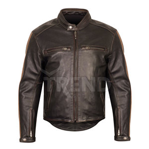 Chaquetas de moto de cuero de carreras personalizables de la mejor calidad para hombre, ropa deportiva de talla grande resistente al viento e impermeable para adultos - Product Image 1