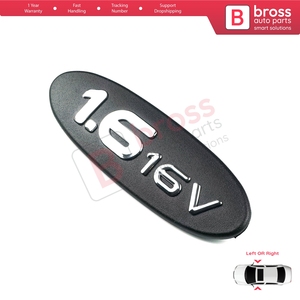 ตราสัญลักษณ์โลโก้ BSP573 สีดำ 1.6 16V สำหรับรถยนต์ Megane MK1 I ปี 1996-2004, Scenic JA0/1 ปี 1996-2001, RX4 7700432873 - Product Image 4