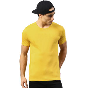 Nueva llegada de algodón Spandex camiseta de gran tamaño opciones de varios colores Fitness entrenamiento gimnasio camisetas - Product Image 2