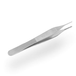 Micro pinzas de acero inoxidable de alta calidad, pinzas para vestir, pinzas quirúrgicas manuales y juego de instrumentos de fórceps - Product Image 4