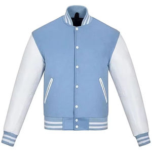 Veste bomber en toile pour homme avec bouton personnalisé, logo personnalisé, vente, nouveau design, mode, respirante, épaisse - Product Image 1