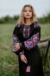 Vestido largo de lino estilo musulmán para mujer, caftán bohemio, bordado, ukraniano, bonito, hippie, vyshyvanka - Product Image 5