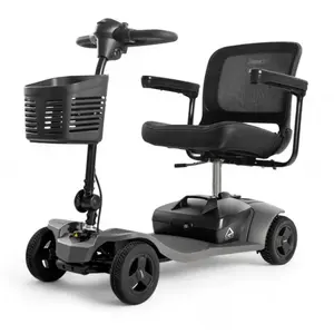 Pride Apex Alumalite 2.0, Neumáticos Sólidos Ultraligeros Resistentes a Pinchazos, Scooter Plegable de 4 mph, Capacidad de 120 kg, 18.5 km, para Personas con Discapacidad - Product Image 1