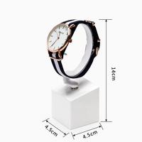 Nouvelle vitrine à montres élégante et moderne en acrylique transparent, personnalisable pour le rangement élégant des bracelets de montres, facile à assembler