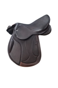 Sillín de salto de caballo negro para equitación y carreras Producto de peines de curry Premium - Product Image 6