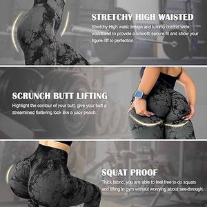 OGO Sublimación Seamless Jungle Camo Real Tree Print Forest Hunting Mujeres Activewear Yoga Leggings subidos por Dress Sports - Product Image 5