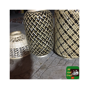 Elegante lámpara colgante de bambú, iluminación tejida a mano para casas ecológicas, restaurantes, centros turísticos y creaciones de ambiente cálido - Product Image 3