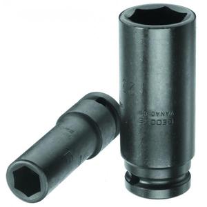 Gedore Long 1/2'' Hexagonal <b>Impact</b> Metric <b>Socket</b> - Product Image 1