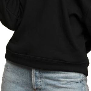 Venta al por mayor de sudadera de mujer con logotipo personalizado impreso nueva informal de manga larga cuello ancho 6XL cintura natural patrones de hombro - Product Image 4