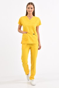 Uniformes d'infirmière en coton confortables de haute qualité gommages hospitaliers ensembles de vêtements hospitaliers pour femmes avec logo personnalisé unisexe - Product Image 4
