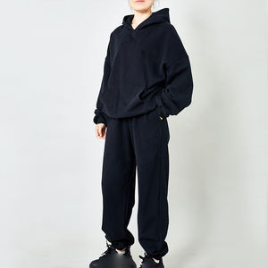 Pulls à capuche personnalisés pour femmes Pantalons de survêtement Vêtements de sport de haute qualité Sweat-shirt lourd Survêtements Vêtements de détente amples - Product Image 4