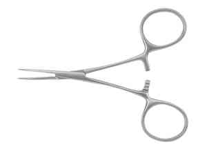 Fórceps de arteria de 160mm de alta calidad RTS Mordazas de acero inoxidable completamente dentadas Instrumentos quirúrgicos curvos - Product Image 2