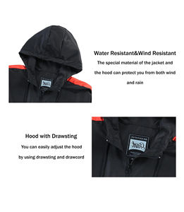 แจ็คเก็ตกันลมแบบมีซิปรูดสำหรับ jacket5กันหิมะกันลมลำลองไซส์ใหญ่พิเศษแจ็คเก็ตกันลมกันน้ำ - Product Image 6