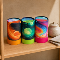 Tube d'emballage pour fruits et fleurs en papier écologique, recyclable et résistant à l'humidité