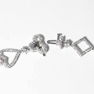 Collier long en diamant de laboratoire de 24,00 ct, taille radiant, or blanc 14 carats, certifié IGI, magnifique bijou de luxe parfait pour un cadeau - Product Image 4