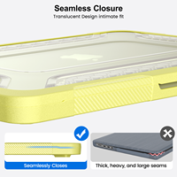 Étui rigide pour ordinateur portable prêt à l'exportation avec support pliable en métal et aérations de refroidissement pour MacBook NEO 13