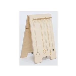 Wooden Triangle <b>Necklace</b> <b>Display</b> <b>Stand</b> Jewelry Organizer with High Quality and Customized Logo - Product Image 4