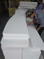 Écran de plafond acoustique décoratif moderne, pare-sons ignifuge, forme de déflecteur acoustique pour la décoration intérieure des hôtels