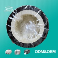 Ruban code-barres polyvalent de haute qualité, ruban thermique en résine pour étiquettes textiles de lavage, compatible avec les imprimantes SNAP