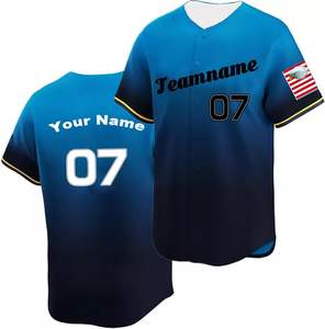 เสื้อเบสบอล tcustomized เสื้อกีฬาติดกระดุมเสื้อพิมพ์ชื่อชุดกีฬาสำหรับผู้ชายผู้หญิงเด็กผู้ชายผู้ใหญ่ - Product Image 1