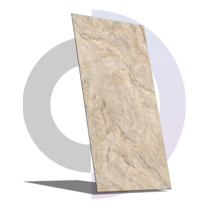 Azulejos de porcelana pulida Premium CINVA CREMA 600x1200MM / 24X48 estilo clásico moderno acabado brillante azulejos de ladrillo refractario de grado A - Product Image 3