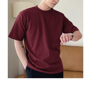 T-shirt ample en coton 100% de qualité supérieure, col rond, décontracté, broderie personnalisée, design uni, tissu tricoté en provenance du Bangladesh - Product Image 6