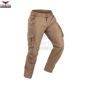 กางเกงขายาวผ้าแคนวาสสำหรับผู้ชายผ้าแคนวาสลำลองมีกระเป๋าหลายกระเป๋าขนาดเบาระบายอากาศได้ดีเป็นมิตรต่อสิ่งแวดล้อมปรับแต่งได้ - Product Image 3