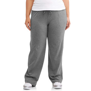 Pantalon de jogging en coton confortable d'hiver pour femmes couleurs personnalisées teint coupe régulière Style décontracté conception avant plat tissu peigné - Product Image 1