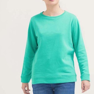 Ropa de mujer Sudadera de mujer Precio al por mayor Ropa de invierno Manga larga Cuello redondo Sudaderas de color sólido de alta calidad Mujeres - Product Image 6
