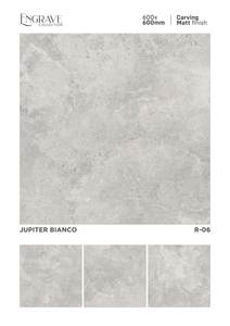 Terrazzo coloré mat bien sculpté émaillé 600x600mm grande surface de particules carreaux de sol antidérapants salon balcon carreaux de mur - Product Image 4