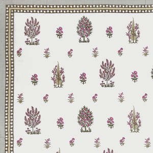 BLOQUES de INDIA Super King Size Sábana Bloque de mano Impreso Algodón 270X270 Color 12 - Product Image 6
