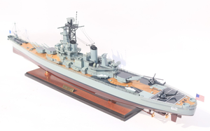 USS-Barco de batalla pintado a mano, nuevo modelo náutico, amor, tema, decoración del hogar, regalo, artesanía de resina, Vietnam - Product Image 3