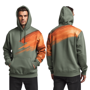 Sudadera con Capucha Extra Grande de Algodón Premium, Estampado Artístico, Estilo Casual, Directo de Fábrica OEM - Product Image 2