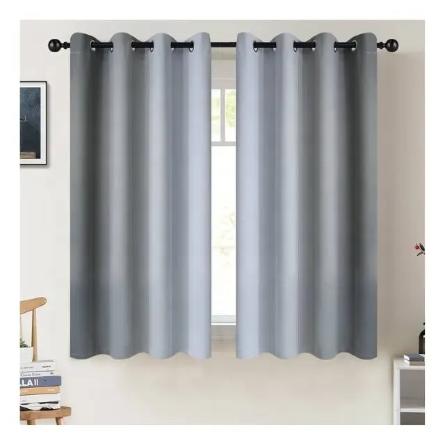 Lino Natural 100%, cortinas de lino francés, Lino transparente para la sala de estar, suministro de fábrica, persianas de ventana personalizadas de estilo Jacquard orgánico