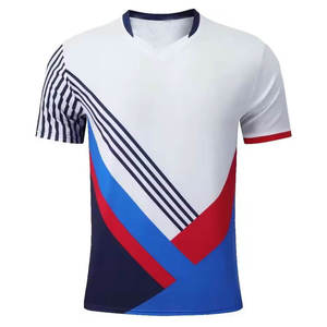 Camiseta de bádminton y tenis con logotipo personalizado de alta calidad para hombre, camiseta de entrenamiento con patrón 3D de nuevo diseño, uniforme bordado de invierno - Product Image 2
