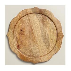 Plaque de chargeur faite à la main élégante classique unique fantaisie personnalisée martelée ronde ardoise plaque de chargeur pour la fête - Product Image 4