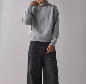 Sudaderas con Capucha para Hombre al por Mayor, de Alta Calidad, Estilo Urbano, Forro Sólido de Algodón Grueso, Corte Regular, Felpa Francesa, con Logotipo Personalizado - Product Image 3