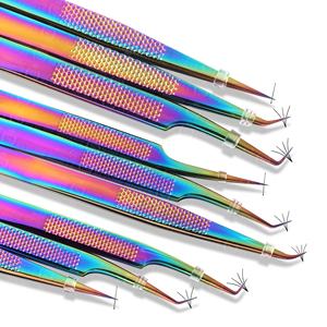 Pinces à cils personnalisées, outils professionnels pour extensions de cils, pinces en acier inoxydable OEM ODM pour les artistes de salon, vente en gros - Product Image 4